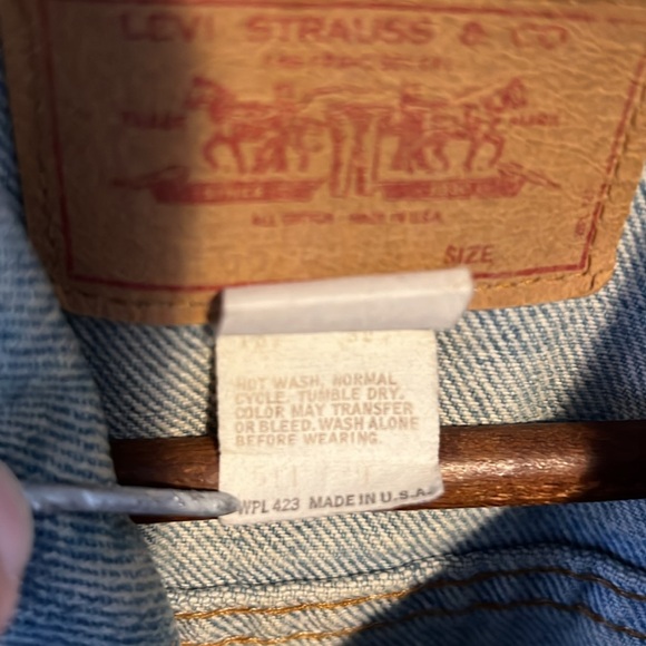VINTAGE 70s LEVIS JACKET - Picture 9 of 16